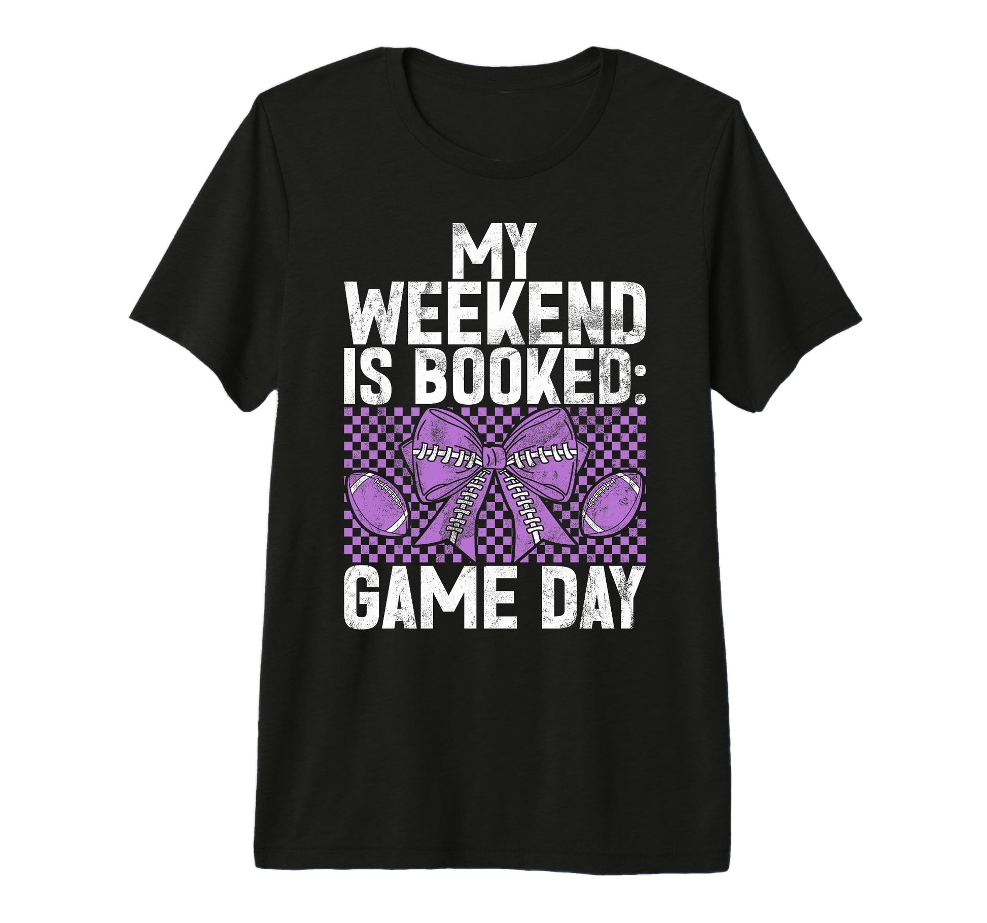 My Weekend Is Booked Game Day T-Shirt - Minimalist Print for Adults - T-Shirt, Sweatshirt, Hoodie