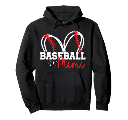 Baseball Mimi Grandma Proud Mimi Hoodie - Streetwear Style Men Women - T-Shirt, Sweatshirt, Hoodie