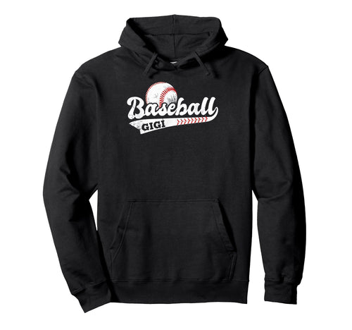 Baseball Gigi Proud Grandma Game Day Hoodie - Graphic Print for Adults - T-Shirt, Sweatshirt, Hoodie