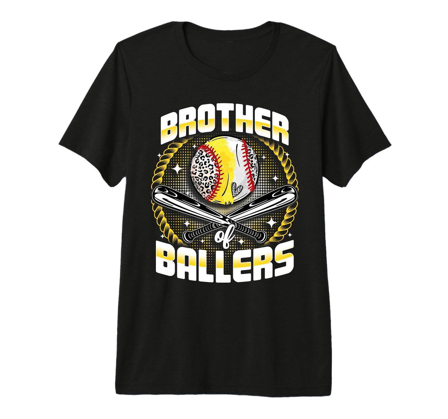 Baseball Softball Brother Ballers T-Shirt - Novelty Apparel Men Women - T-Shirt, Sweatshirt, Hoodie