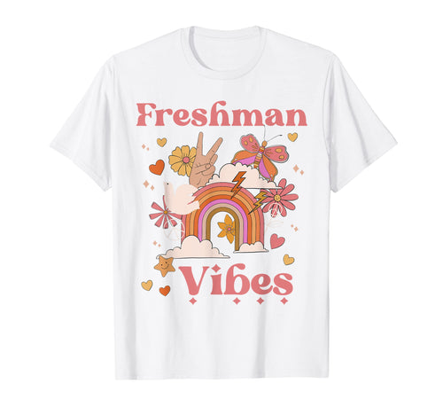 Freshman Vibes High School Boho T-Shirt - Minimalist Print Men Women - T-Shirt, Sweatshirt, Hoodie