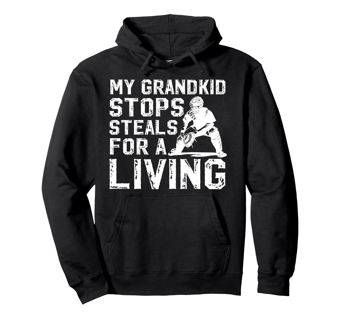 Proud Baseball Catcher Grandpa Baseball Hoodie - Streetwear Style Unisex - T-Shirt, Sweatshirt, Hoodie