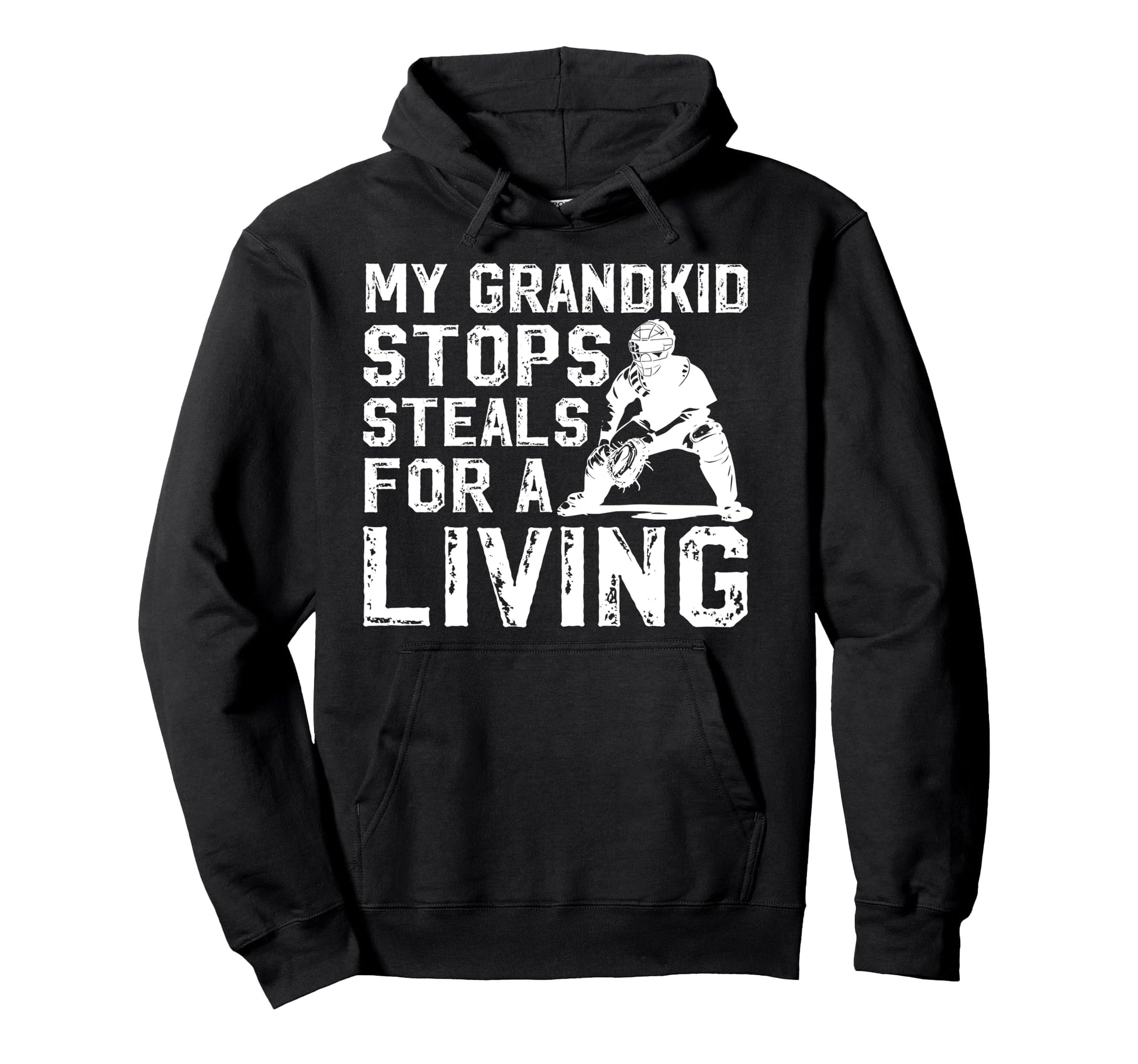 Proud Baseball Catcher Grandpa Baseball Hoodie - Streetwear Style Unisex - T-Shirt, Sweatshirt, Hoodie