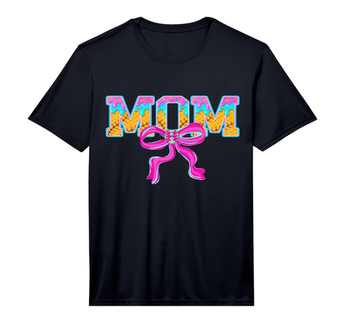 Baseball Mom Ice Cream Drip Game Day T-Shirt - Novelty Apparel Unisex - T-Shirt, Sweatshirt, Hoodie