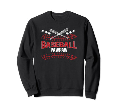 Baseball Pawpaw Proud Grandpa Sweatshirt - Fun Novelty Design Unisex - T-Shirt, Sweatshirt, Hoodie