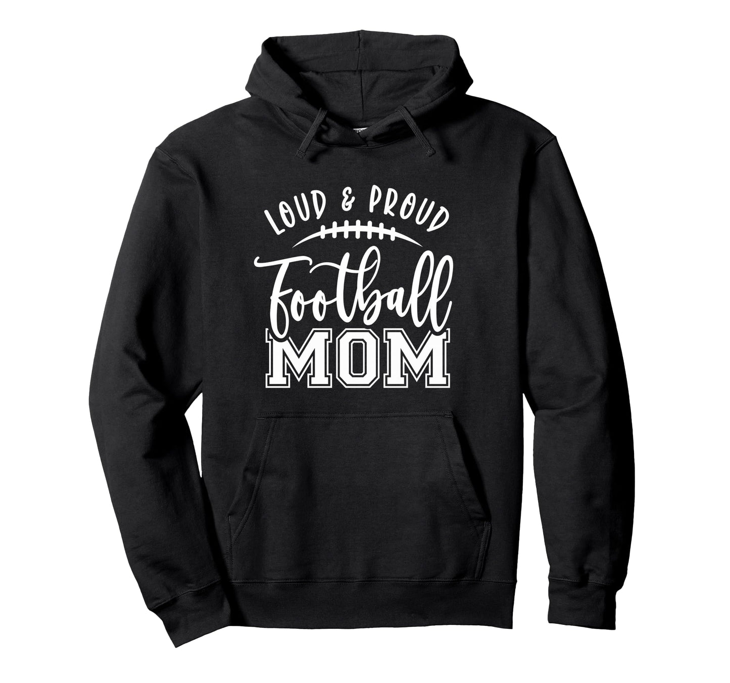 Game Day High School Football Loud Hoodie - Minimalist Print for Adults - T-Shirt, Sweatshirt, Hoodie