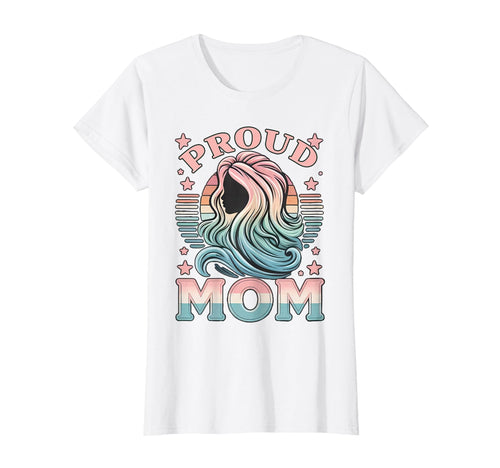 Proud Mom Transgener Lgbtq Rainbow T-Shirt - Fun Novelty Design for Adults - T-Shirt, Sweatshirt, Hoodie
