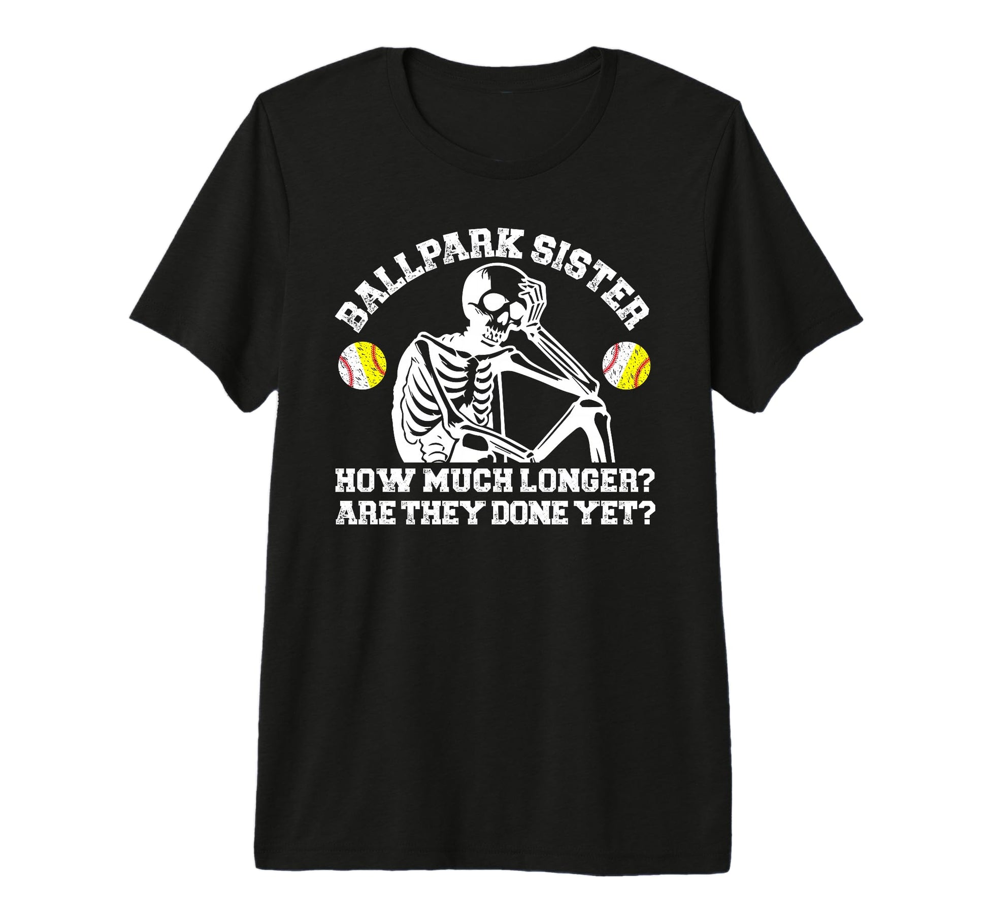 Ballpark Sister Funny Baseball Softball T-Shirt - Aesthetic Graphic Unisex - T-Shirt, Sweatshirt, Hoodie