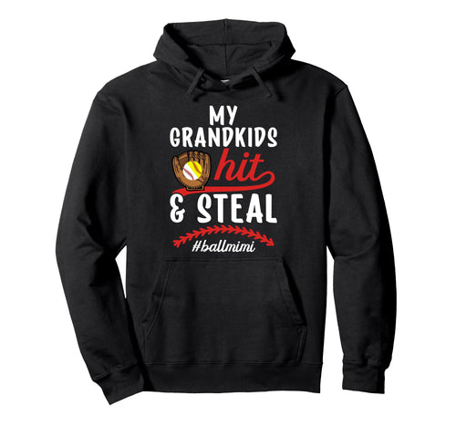 Ball Mimi Funny Baseball Softball Mimi Hoodie - Unique Graphic Unisex - T-Shirt, Sweatshirt, Hoodie