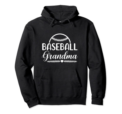 Baseball Grandma Hoodie - Custom Art Print Men Women - T-Shirt, Sweatshirt, Hoodie