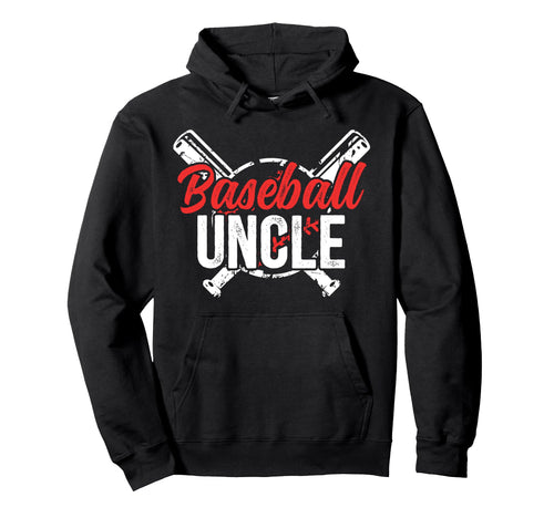 Best Baseball Uncle Baseball Player Uncle Hoodie - Graphic Print for Adults - T-Shirt, Sweatshirt, Hoodie
