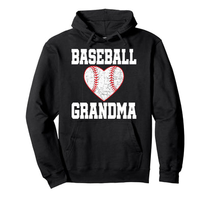 Baseball Grandma Hoodie - Custom Art Print Unisex - T-Shirt, Sweatshirt, Hoodie