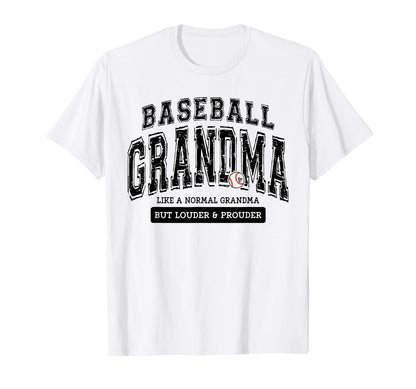 Baseball Grandma Matching Loud Proud T-Shirt - Novelty Apparel Unisex - T-Shirt, Sweatshirt, Hoodie