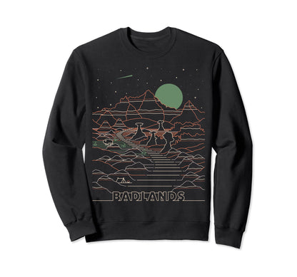 Badlands National Park South Dakota Sweatshirt - Graphic Print Men Women - T-Shirt, Sweatshirt, Hoodie