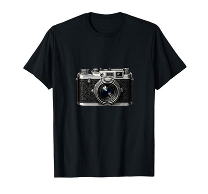 Rangefinder Camera Analog Film Art T-Shirt - Novelty Apparel for Adults - T-Shirt, Sweatshirt, Hoodie
