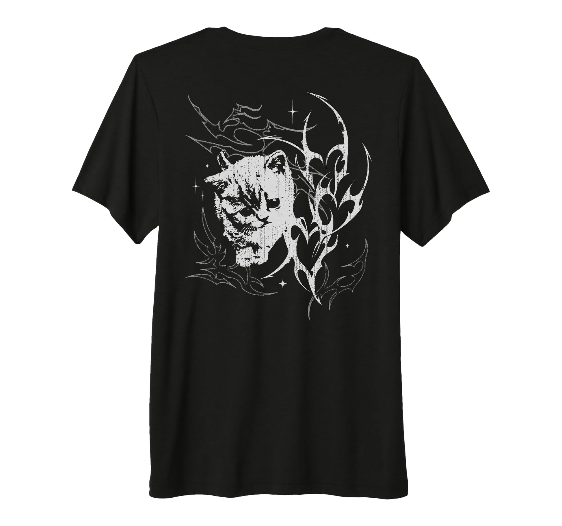 Y2K Cat Emo Goth 90S 2000S Grunge T-Shirt - Streetwear Style for Adults - T-Shirt, Sweatshirt, Hoodie
