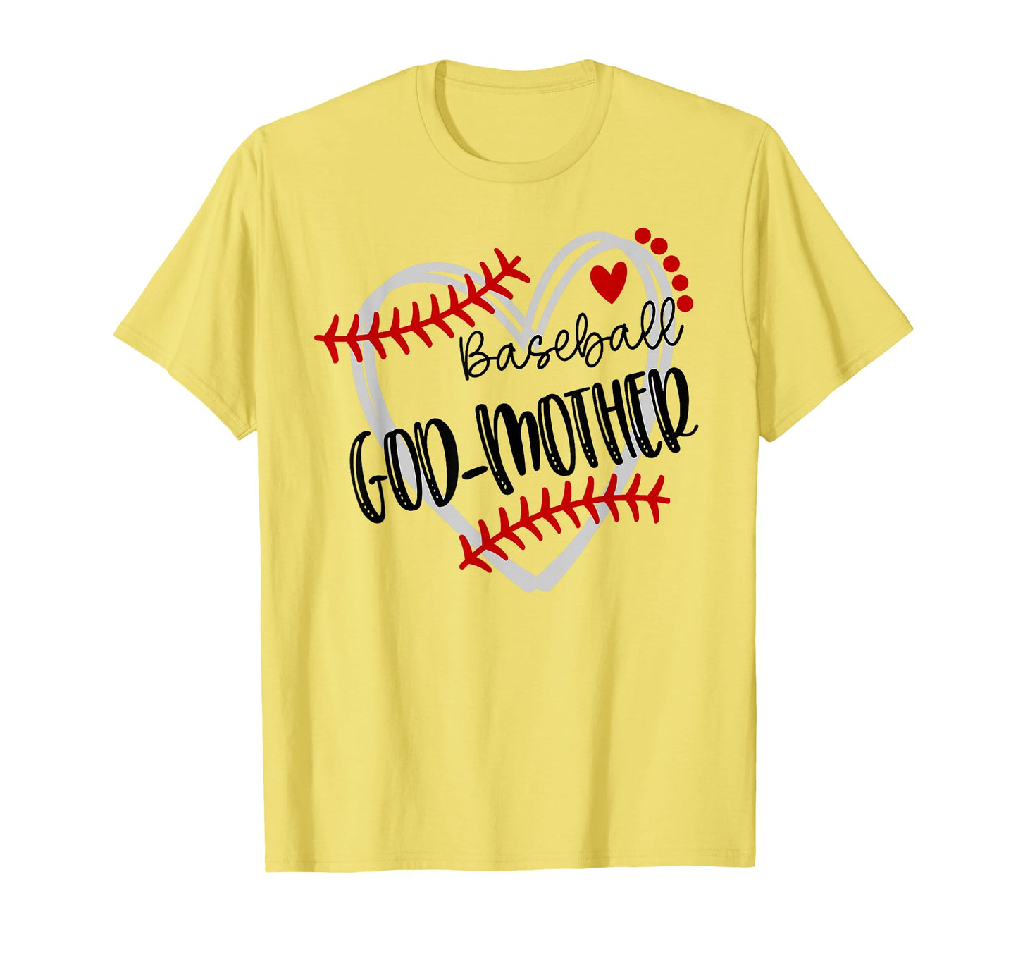 Personalized Baseball Heart God Mother T-Shirt - Graphic Print Men Women - T-Shirt, Sweatshirt, Hoodie