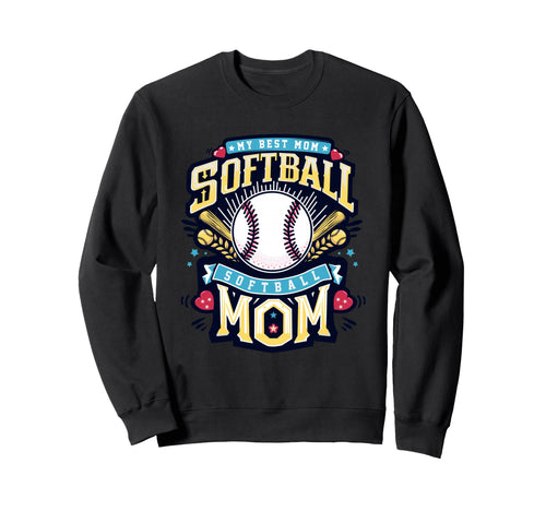 Softball Vibes Softball Groovy Sweatshirt - Novelty Apparel for Adults - T-Shirt, Sweatshirt, Hoodie