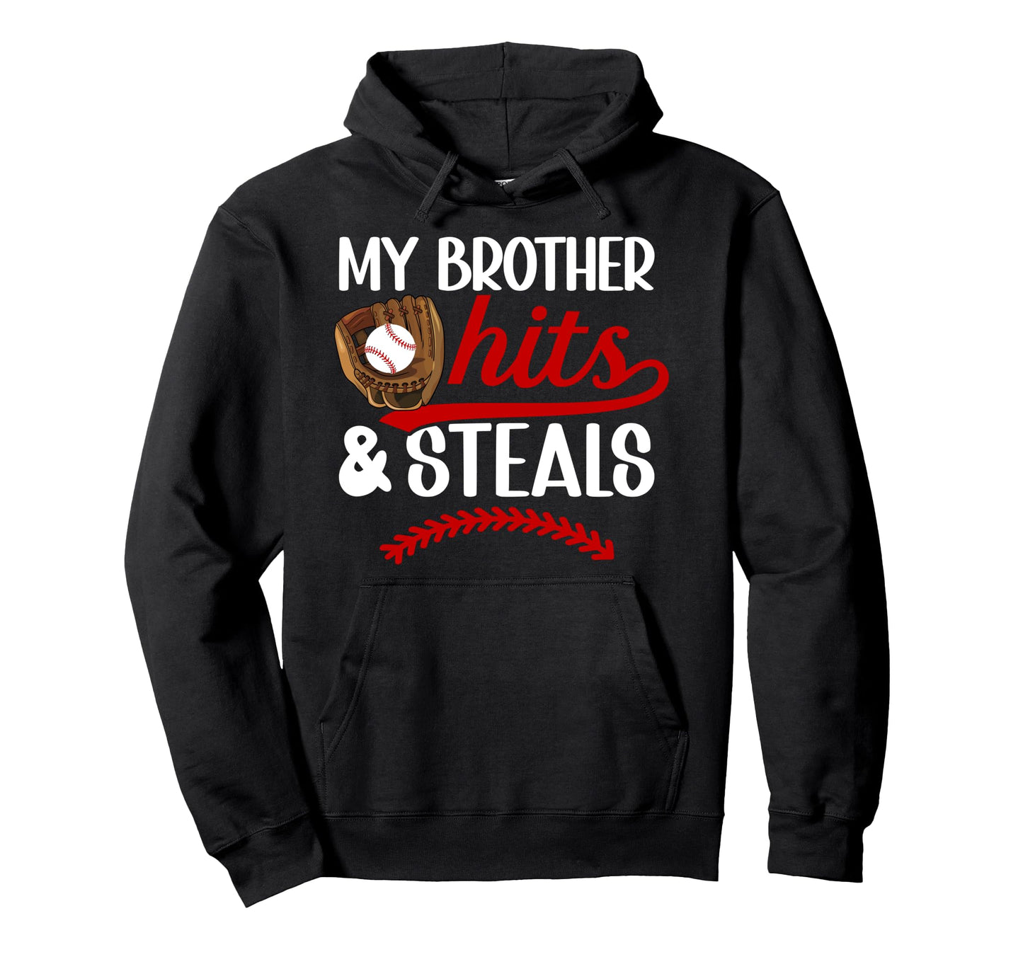 Funny Baseball Sister Baseball Hoodie - Casual Everyday Wear Men Women - T-Shirt, Sweatshirt, Hoodie
