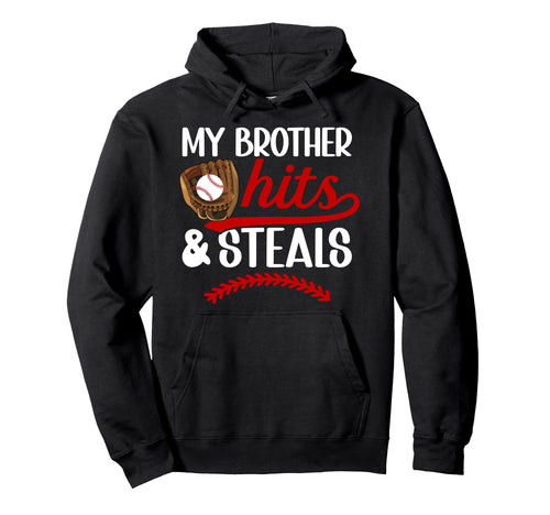 Funny Baseball Sister Baseball Hoodie - Casual Everyday Wear Men Women - T-Shirt, Sweatshirt, Hoodie