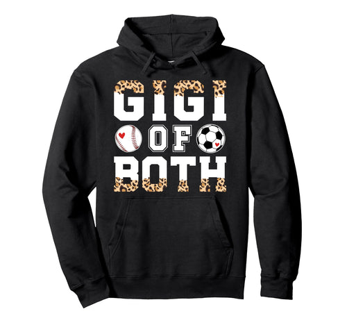 Gigi Both Leopard Baseball Soccer Gigi Hoodie - Unique Graphic for Adults - T-Shirt, Sweatshirt, Hoodie