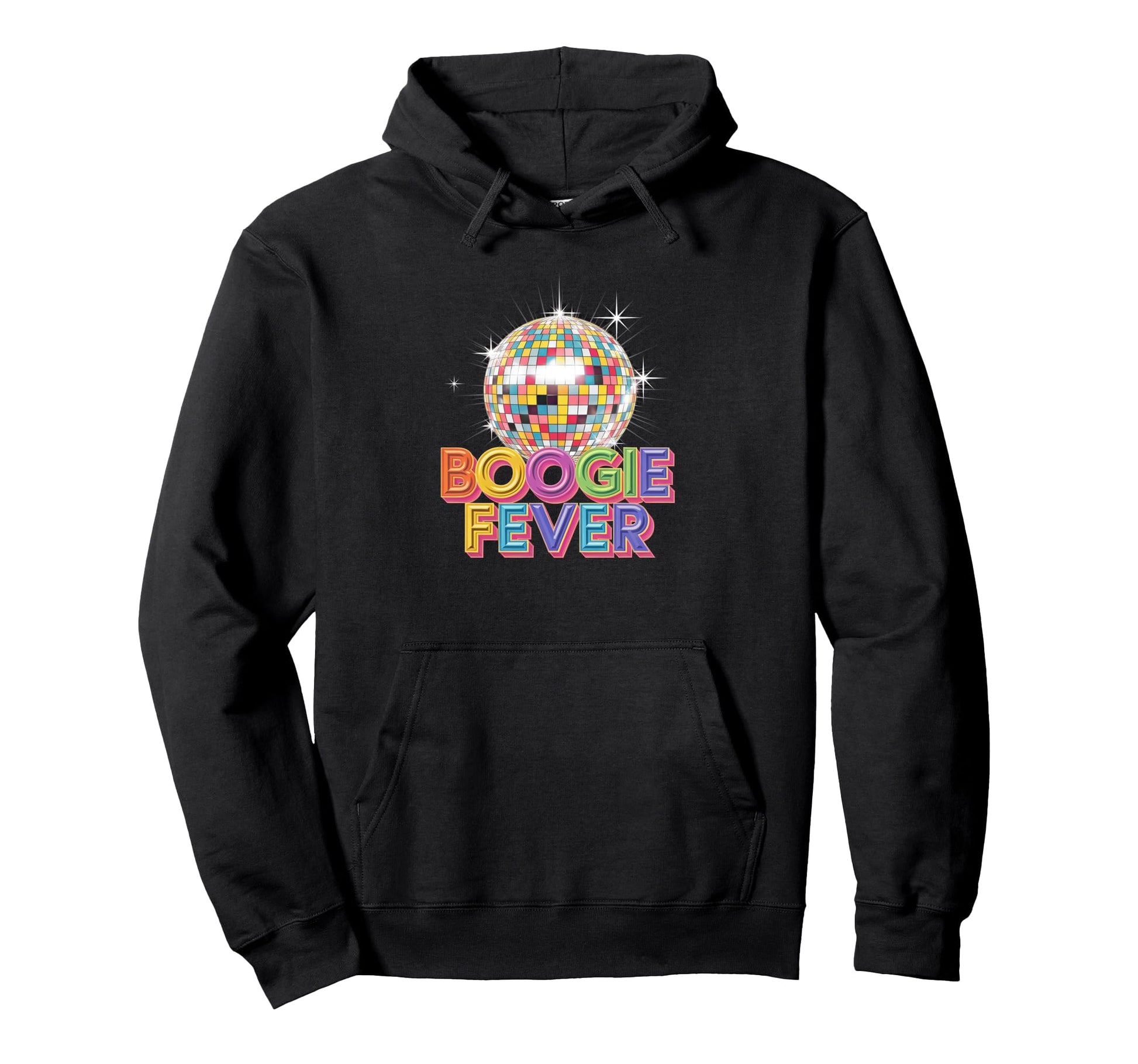 Disco Ball Boogie Fever Discoball Party Hoodie - Novelty Apparel for Adults - T-Shirt, Sweatshirt, Hoodie