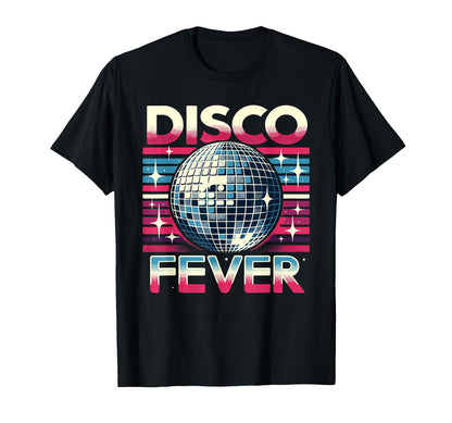 Disco Fever Dance Party Mirror Ball T-Shirt - Trendy Graphic for Adults - T-Shirt, Sweatshirt, Hoodie