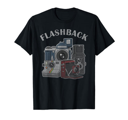 Flashback Film Camera Analog T-Shirt - Fun Novelty Design for Adults - T-Shirt, Sweatshirt, Hoodie