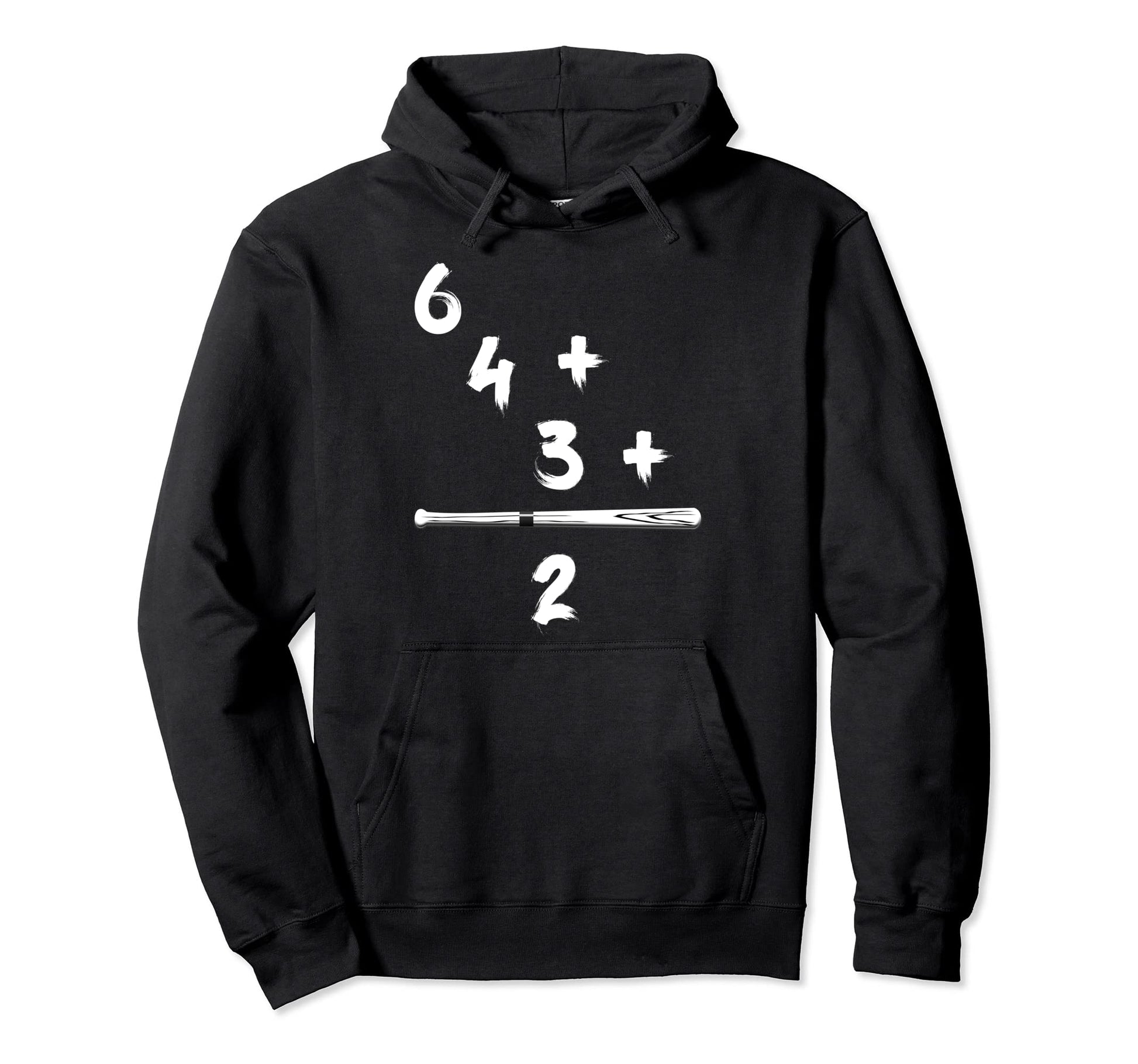 Funny Softball Baseball Math 6 4 3 2 Hoodie - Novelty Apparel Unisex - T-Shirt, Sweatshirt, Hoodie