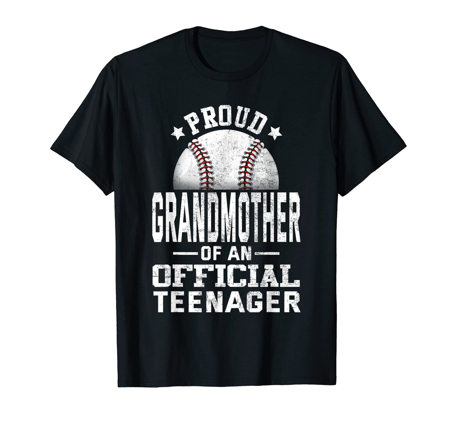 Proud Baseball Grandmother Teenager T-Shirt - Novelty Apparel for Adults - T-Shirt, Sweatshirt, Hoodie