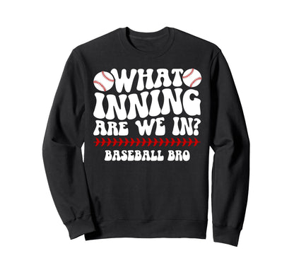 Baseball Brother Baseball Player Sweatshirt - Graphic Print Men Women - T-Shirt, Sweatshirt, Hoodie