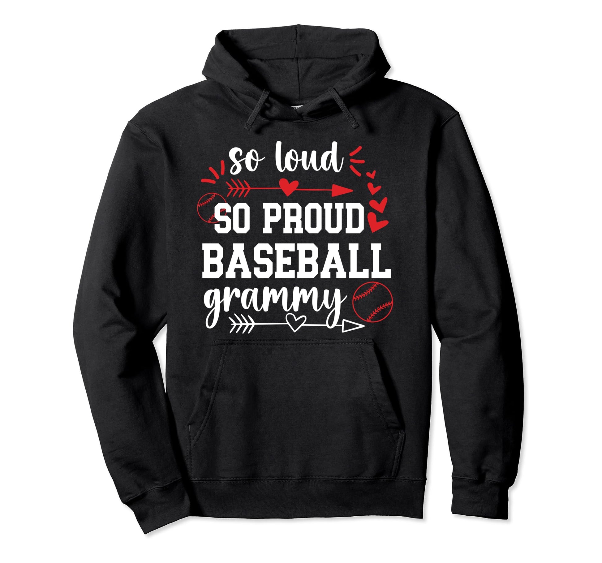 So Loud So Proud Baseball Grammy Baseball Hoodie - Streetwear Style Unisex - T-Shirt, Sweatshirt, Hoodie