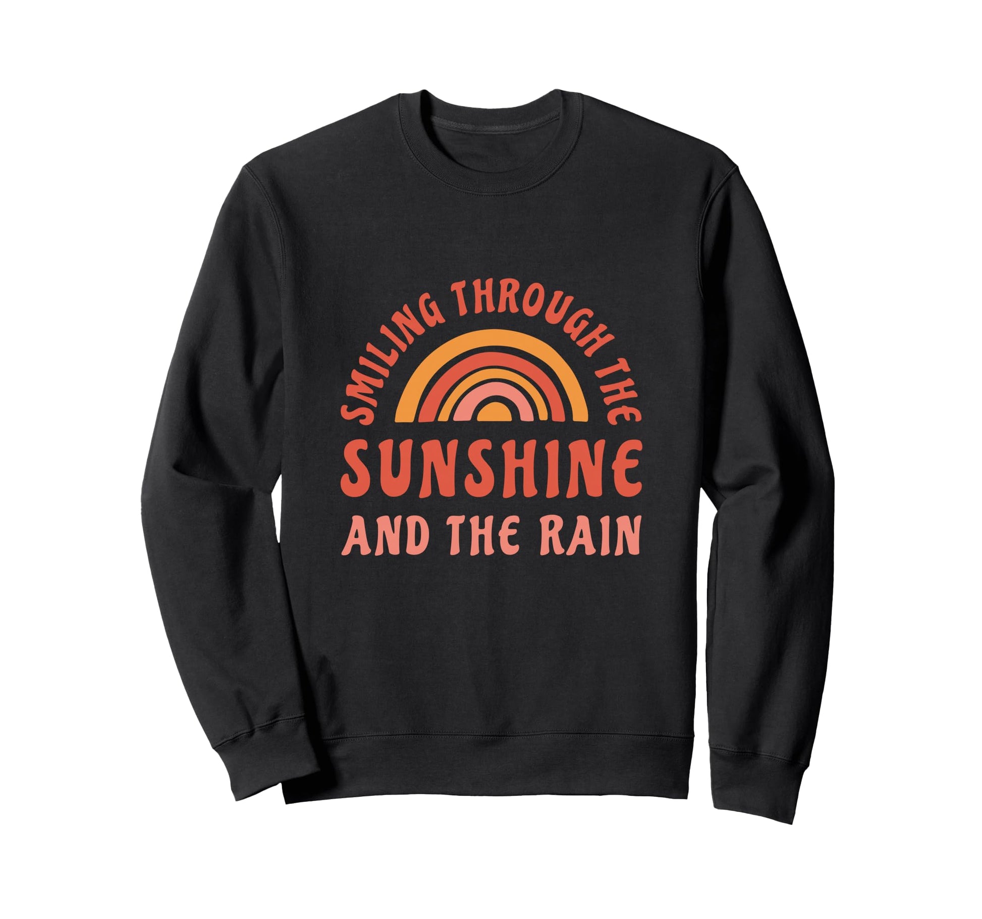 Smiling Summer Vacation Music Sweatshirt - Aesthetic Graphic for Adults - T-Shirt, Sweatshirt, Hoodie