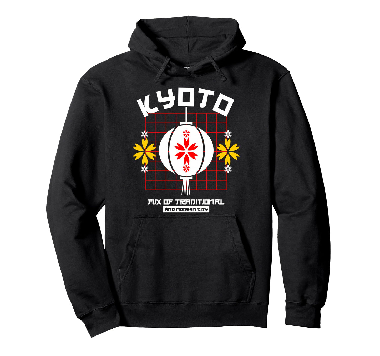 Kyoto Modern City Japan Anime Aesthetic Hoodie - Unique Graphic Men Women - T-Shirt, Sweatshirt, Hoodie