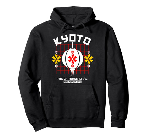 Kyoto Modern City Japan Anime Aesthetic Hoodie - Unique Graphic Men Women - T-Shirt, Sweatshirt, Hoodie