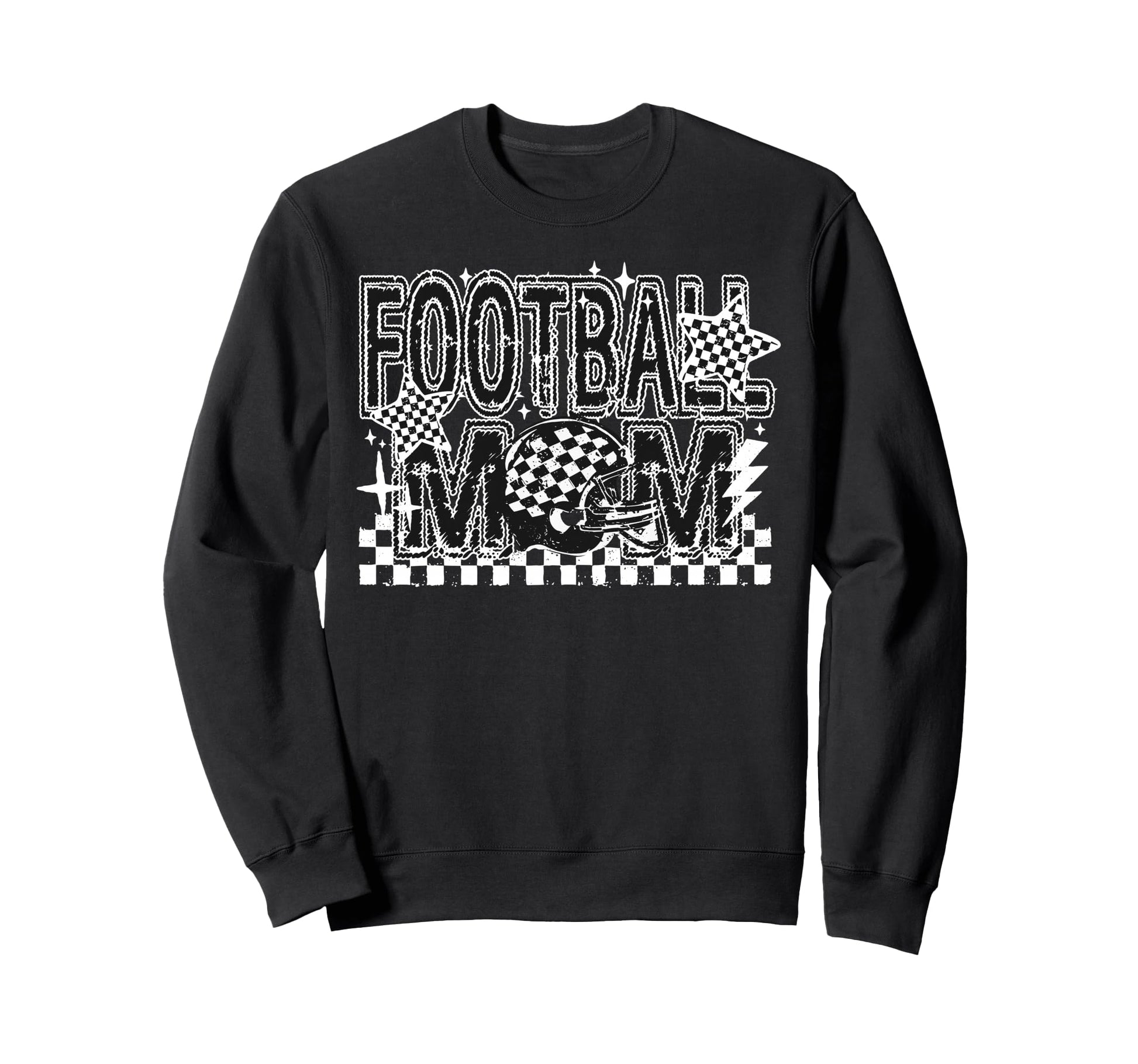 Football Mama Fall Football Mom Sweatshirt - Fun Novelty Design Men Women - T-Shirt, Sweatshirt, Hoodie