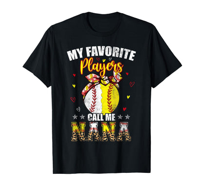 My Favorite Baseball Softball Players T-Shirt - Streetwear Style Men Women - T-Shirt, Sweatshirt, Hoodie