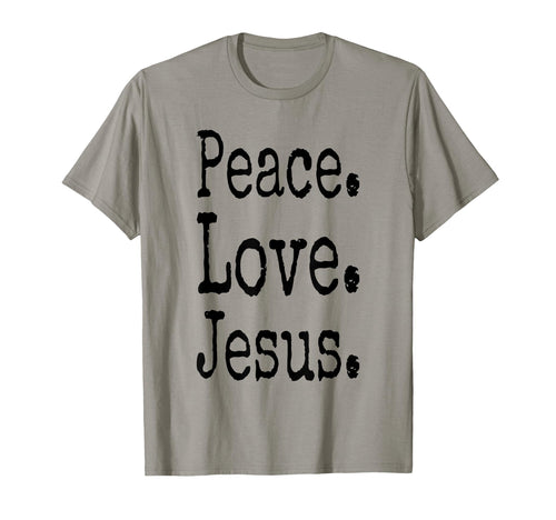 Peace Love Jesus T-Shirt - Aesthetic Graphic Unisex - T-Shirt, Sweatshirt, Hoodie