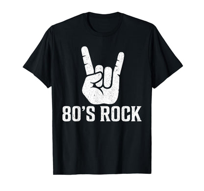 80S Rock N Roll Rock Band Rock Music T-Shirt - Graphic Print for Adults - T-Shirt, Sweatshirt, Hoodie