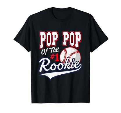 Grandpa Pop Pop Number 1 Rookie T-Shirt - Casual Everyday Wear Men Women - T-Shirt, Sweatshirt, Hoodie