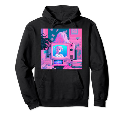 Vaporwave Aesthetic 90S Egirl Japanese Hoodie - Novelty Apparel Men Women - T-Shirt, Sweatshirt, Hoodie