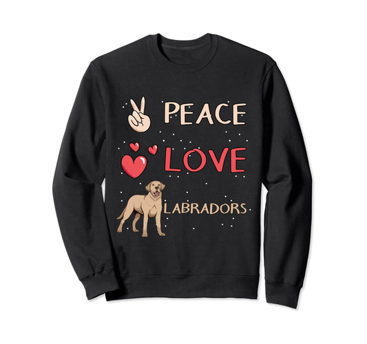 Yellow Labrador Yellow Lab Dog Sweatshirt - Fun Novelty Design Unisex - T-Shirt, Sweatshirt, Hoodie