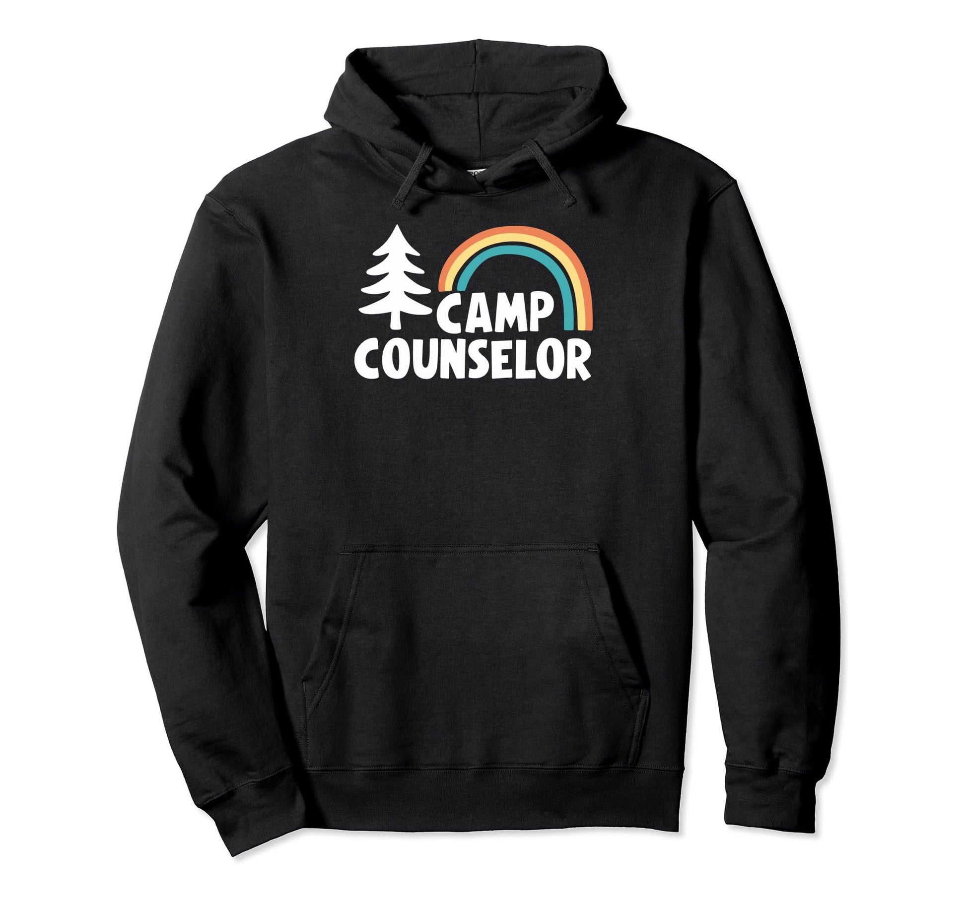 Summer Camp Counselor Pine Tree And Hoodie - Streetwear Style for Adults - T-Shirt, Sweatshirt, Hoodie