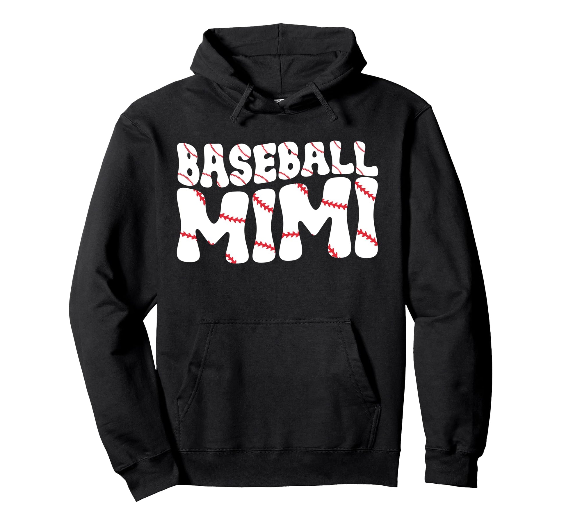 Baseball Mimi Grandma Groovy Baseball Hoodie - Novelty Apparel Men Women - T-Shirt, Sweatshirt, Hoodie