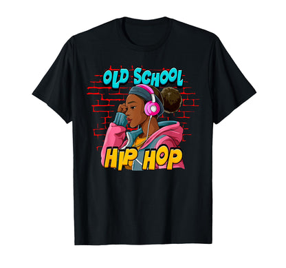 Old School Hip Hop T-Shirt - Aesthetic Graphic for Adults - T-Shirt, Sweatshirt, Hoodie