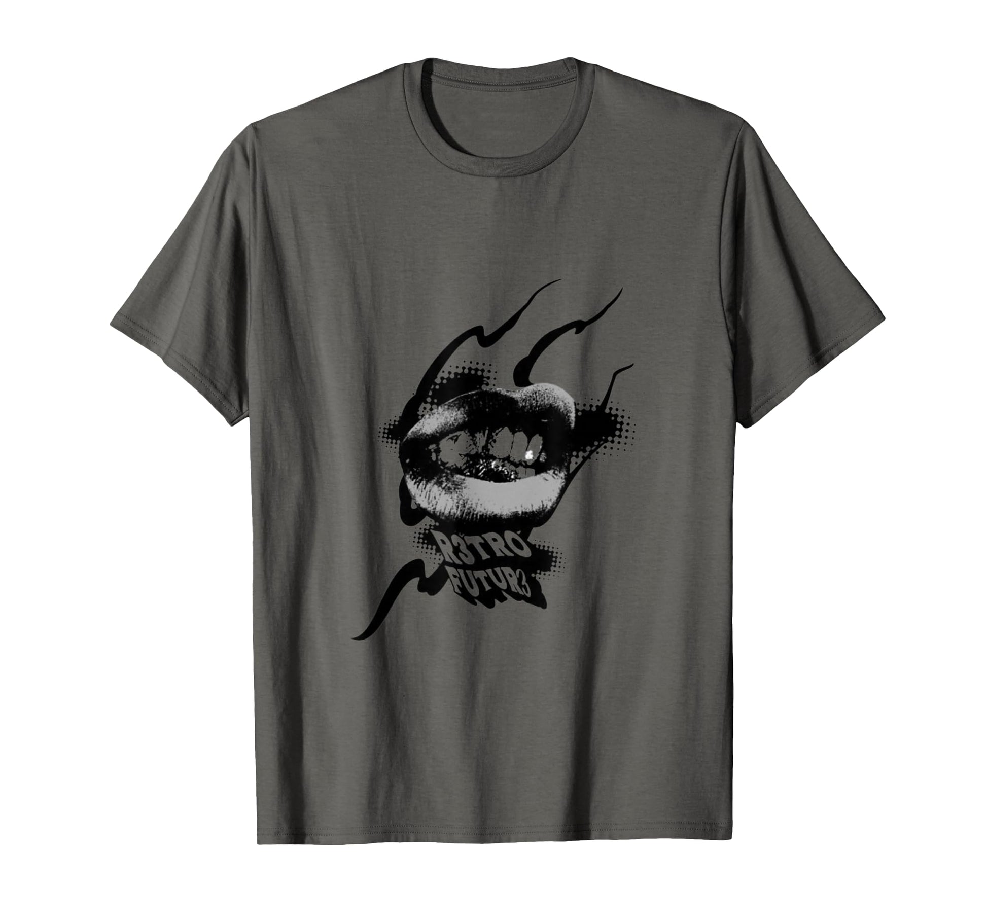 Future Y2K Grunge Aesthetic Mouth T-Shirt - Graphic Print Men Women - T-Shirt, Sweatshirt, Hoodie