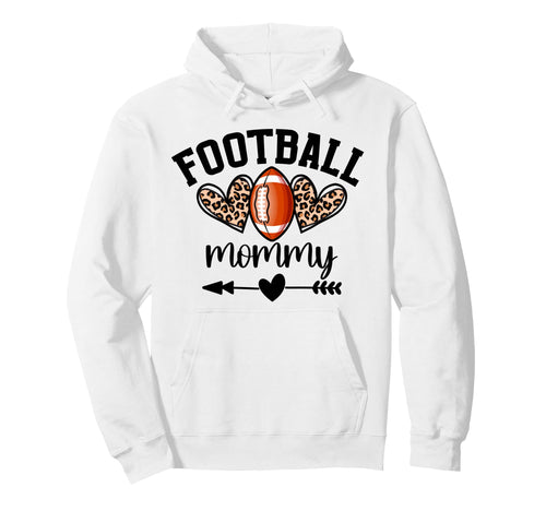 Football Mom Womens Football Mom Game Hoodie - Trendy Graphic for Adults - T-Shirt, Sweatshirt, Hoodie
