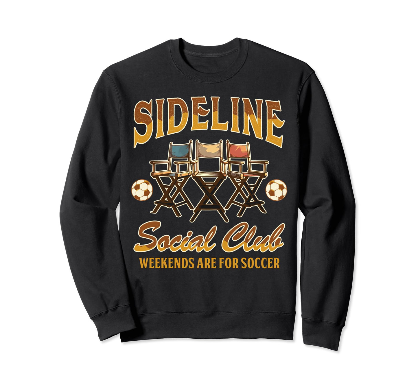 Soccer Mom Sideline Social Sweatshirt - Casual Everyday Wear for Adults - T-Shirt, Sweatshirt, Hoodie