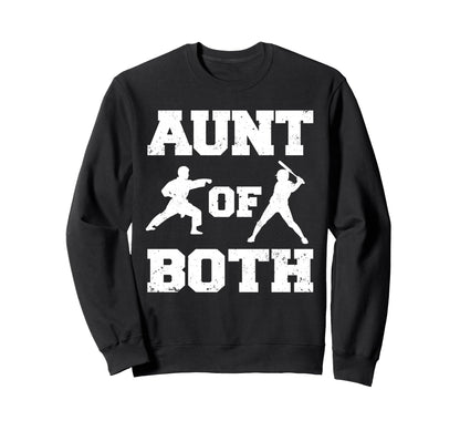 Aunt Both Karate And Baseball Sweatshirt - Aesthetic Graphic for Adults - T-Shirt, Sweatshirt, Hoodie