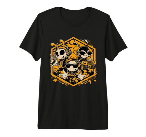 Bees Hip Hop Dance Crew Old School T-Shirt - Minimalist Print Men Women - T-Shirt, Sweatshirt, Hoodie